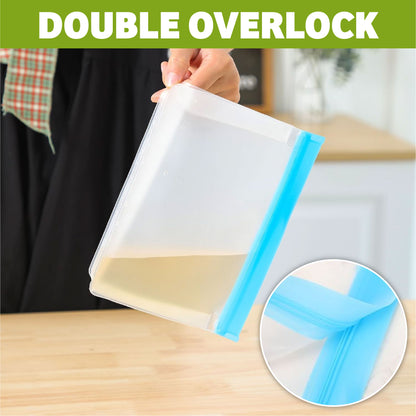 2025🍞 KitchenHarbor™  Reusable Silicone Food Zip Bags