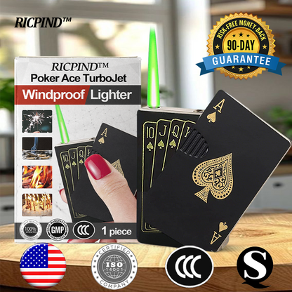 RICPIND™ Poker Ace TurboJet Windproof Lighter