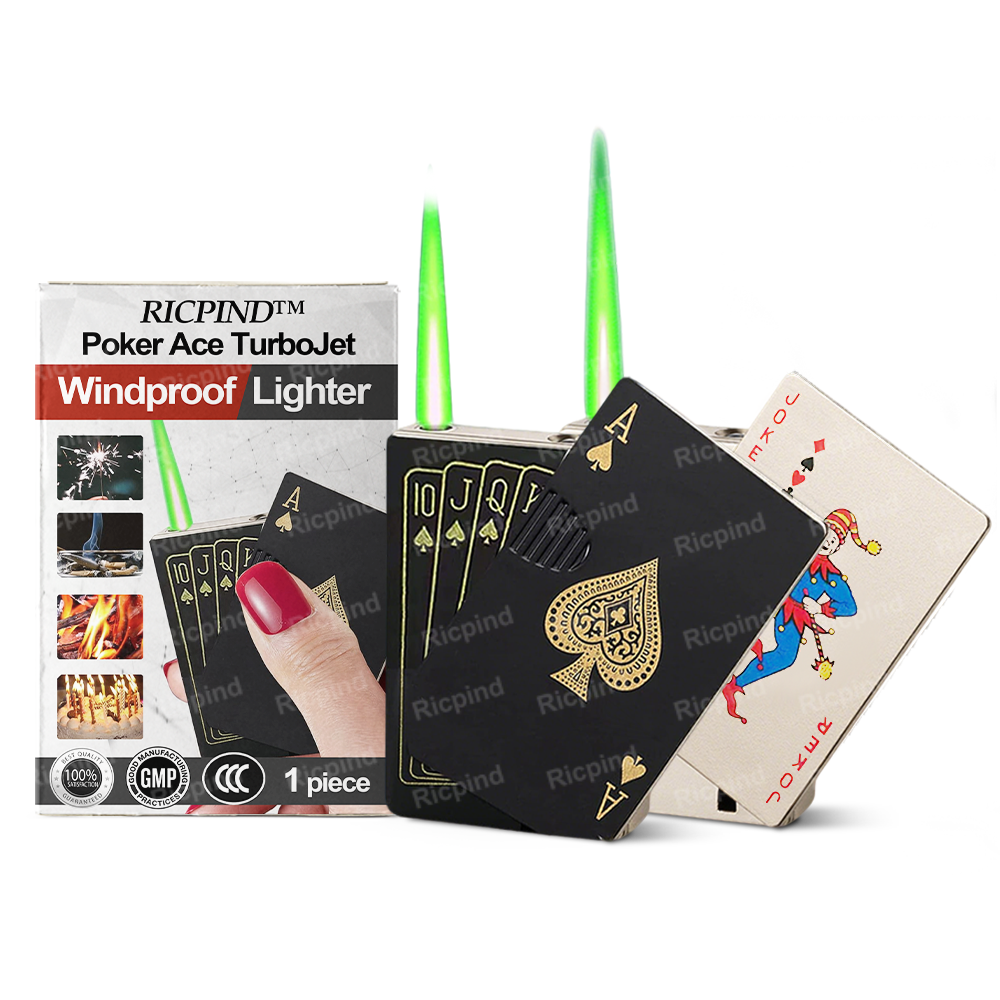 1 Ace Black + 1 Joker Gold