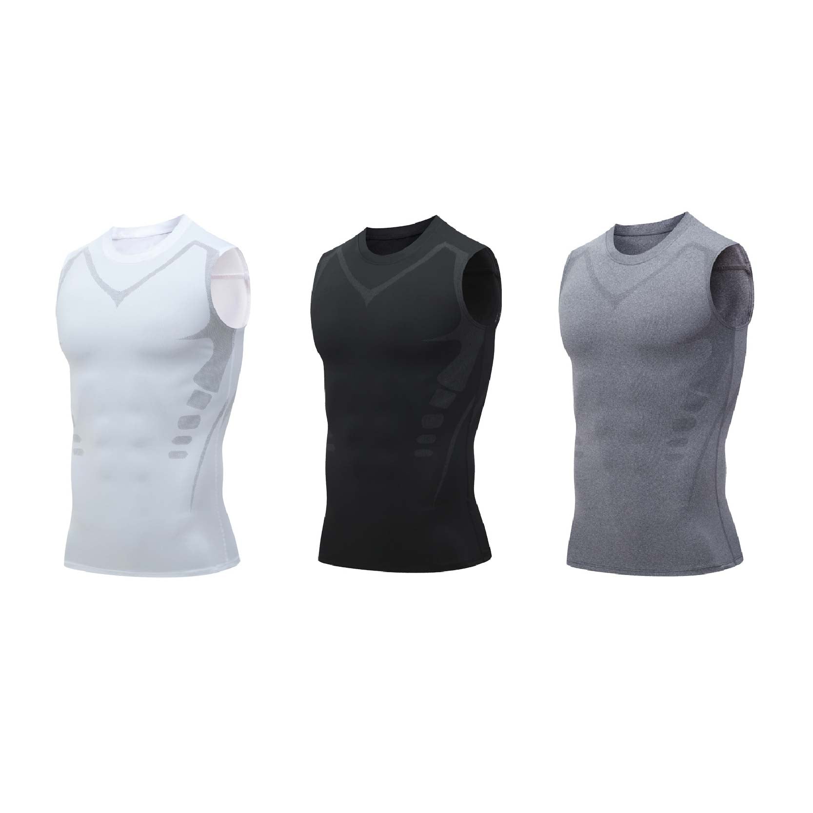WHITE + BLACK + GRAY - 3 PCS  - 40% OFF  ($14.99 Each)