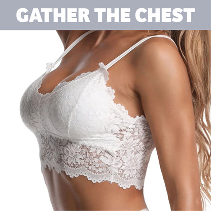 ScupltFitPro™ V-Neck Triangle Push-Up Bra Top