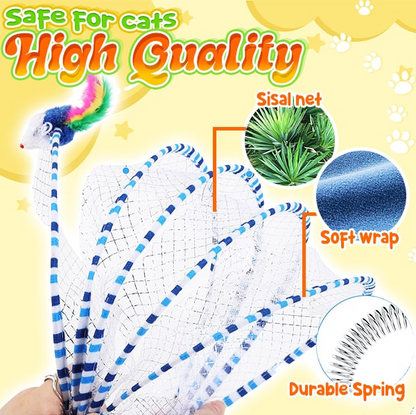 ComfortCornerUs™ Self-play Cat Hunting Spiral Tunnel Toy