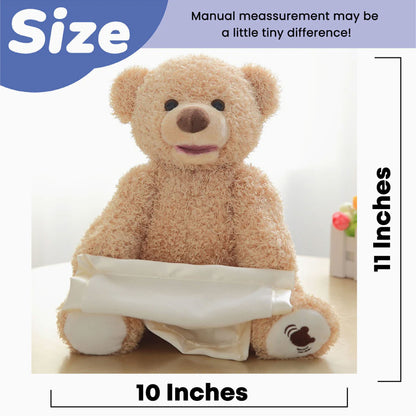 2025🐻 ToyTinker™ Peek-a-Buddy Singing Bear