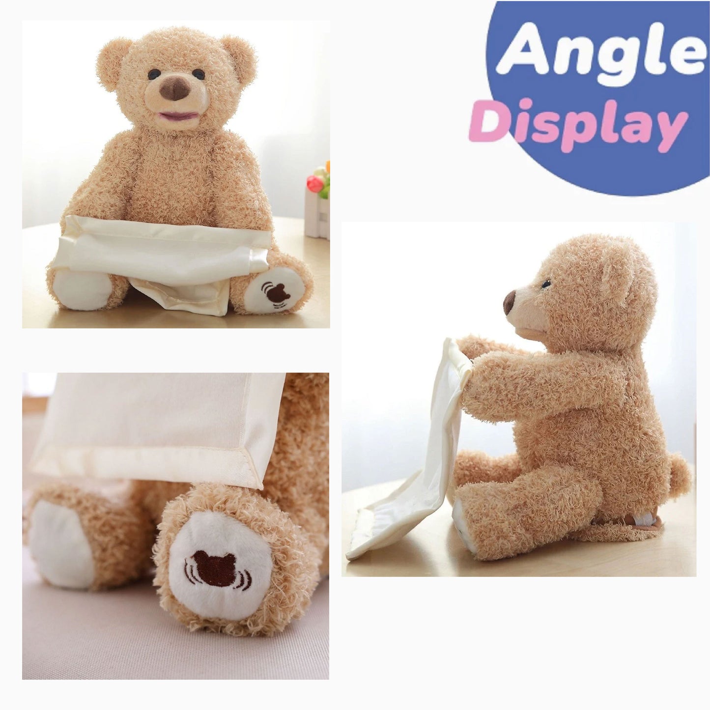 2025🐻 ToyTinker™ Peek-a-Buddy Singing Bear